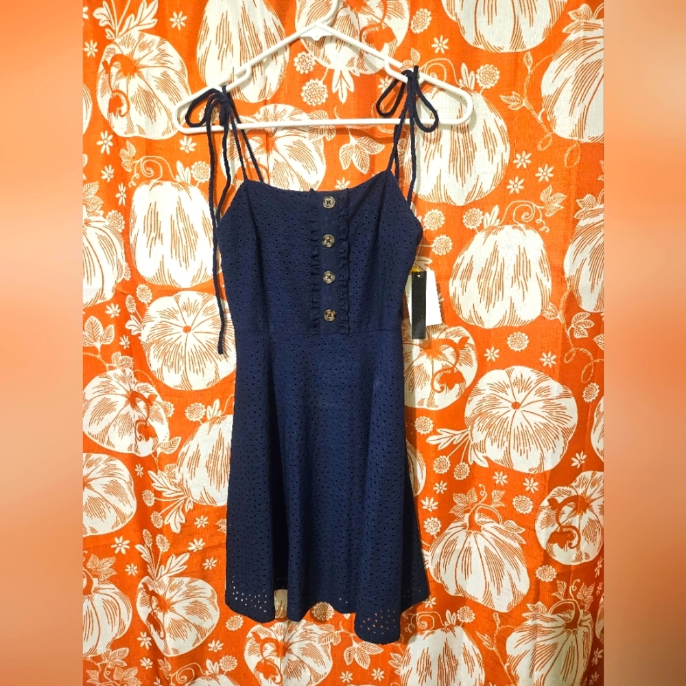 XS Spechless Navy Dress